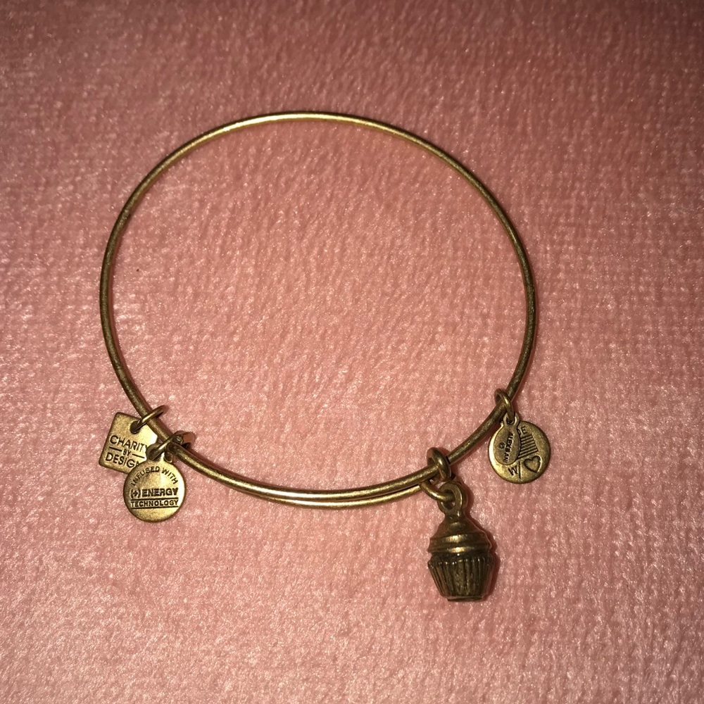 Gold finish Cupcake Alex and Ani